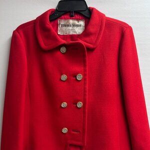 Blum's Vouge Chicago Red Blazer size small
